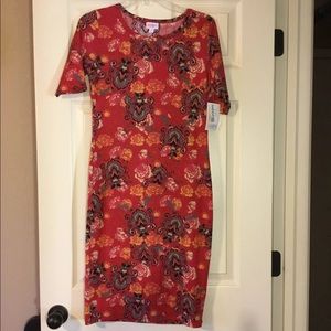 NWT Lularoe Rose/Paisley Julia Dress